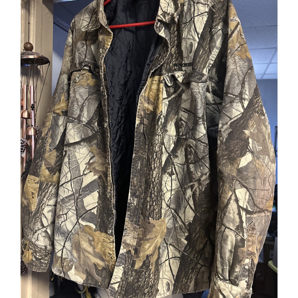 Winchester RealTree Camo Shirt Jacket XL Vintage